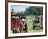 Execution of Nathan Hale by the British in New York on September 22, 1776-Howard Pyle-Framed Giclee Print