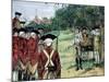 Execution of Nathan Hale by the British in New York on September 22, 1776-Howard Pyle-Mounted Giclee Print