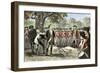 Execution of Patriot Nathan Hale by the British, 1776-null-Framed Giclee Print