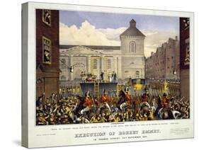 Execution of Robert Emmet in Thomas Street, 20th September 1803, 1803-null-Stretched Canvas