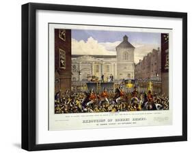 Execution of Robert Emmet in Thomas Street, 20th September 1803, 1803-null-Framed Giclee Print