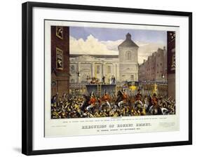 Execution of Robert Emmet in Thomas Street, 20th September 1803, 1803-null-Framed Giclee Print