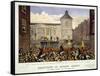 Execution of Robert Emmet in Thomas Street, 20th September 1803, 1803-null-Framed Stretched Canvas
