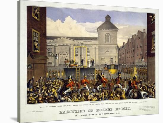 Execution of Robert Emmet in Thomas Street, 20th September 1803, 1803-null-Stretched Canvas