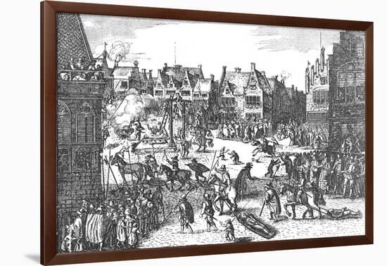 Execution of the Conspirators of the Gunpowder Plot in 1606, 1795-null-Framed Giclee Print