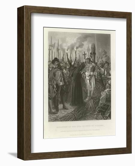 Execution of the Inca-Alonzo Chappel-Framed Giclee Print