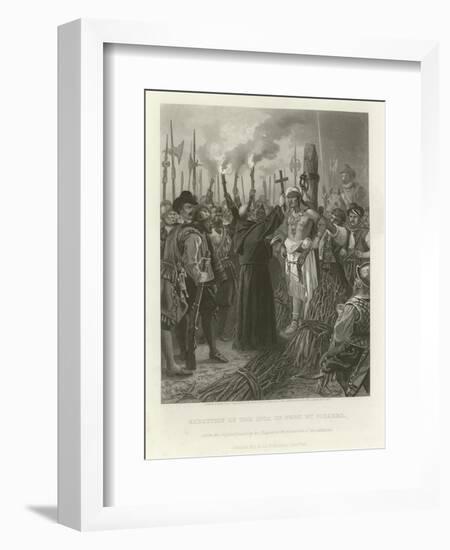 Execution of the Inca-Alonzo Chappel-Framed Giclee Print