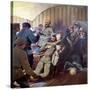 Execution of Tsar Nicholas II and His Family at Yekaterinburg, 17th July 1918-S. Sarmat-Stretched Canvas