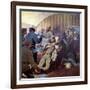 Execution of Tsar Nicholas II and His Family at Yekaterinburg, 17th July 1918-S. Sarmat-Framed Giclee Print