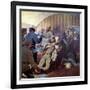 Execution of Tsar Nicholas II and His Family at Yekaterinburg, 17th July 1918-S. Sarmat-Framed Giclee Print