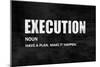 Execution on Black-Jamie MacDowell-Mounted Premium Giclee Print