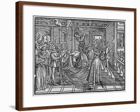 Execution Scene of Mary Queen of the Scots-null-Framed Giclee Print