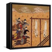 Execution Scene-null-Framed Stretched Canvas