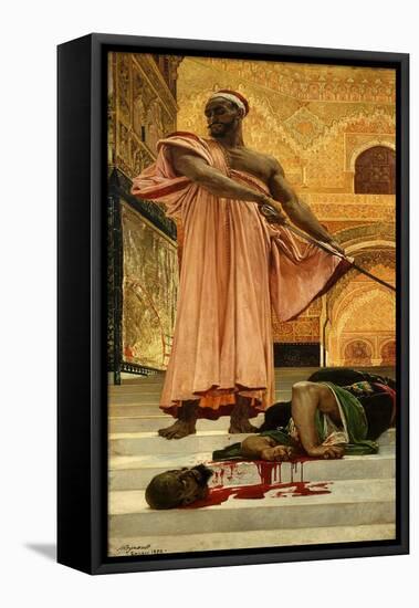 Execution Without Trial under Moorish Rulers in Granada, Spain, 1870 (Rf 22)-Jean-Baptiste Regnault-Framed Stretched Canvas