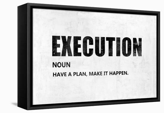 Execution-Jamie MacDowell-Framed Stretched Canvas