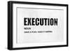 Execution-Jamie MacDowell-Framed Premium Giclee Print