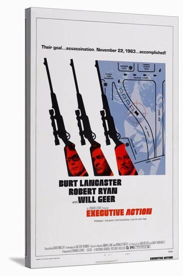 Executive Action, Burt Lancaster, Robert Ryan, Will Geer, 1973-null-Stretched Canvas