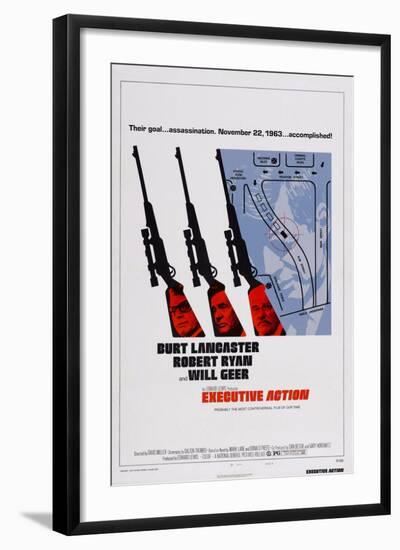 Executive Action, Burt Lancaster, Robert Ryan, Will Geer, 1973-null-Framed Art Print