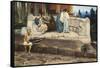 Exedra, 1871-Sir Lawrence Alma-Tadema-Framed Stretched Canvas