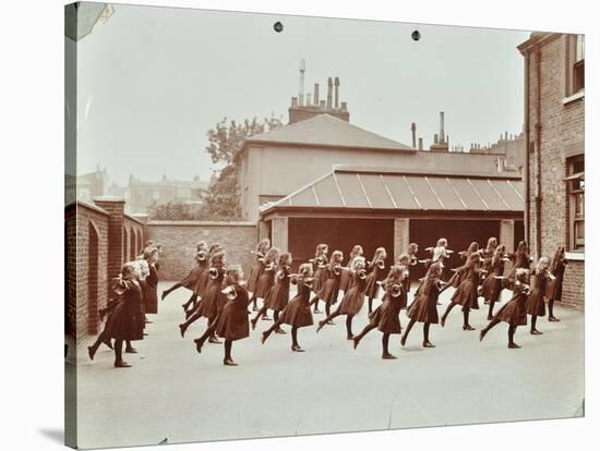 Exercise Class, Buckingham Street School, Islington, London, 1906-null-Stretched Canvas