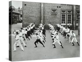 Exercise Drill, Crawford Street School, Camberwell, London, 1906-null-Stretched Canvas