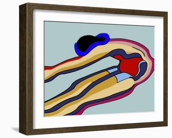 Exercise Figure-Diana Ong-Framed Giclee Print