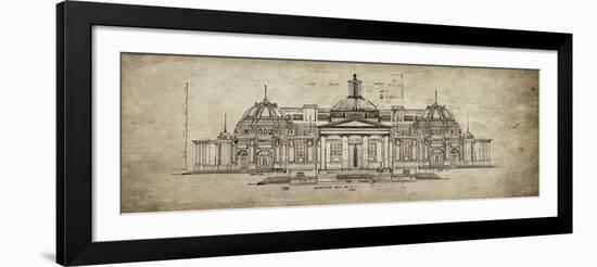 Exercise in Architechure-Sidney Paul & Co.-Framed Giclee Print