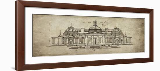 Exercise in Architechure-Sidney Paul & Co.-Framed Giclee Print