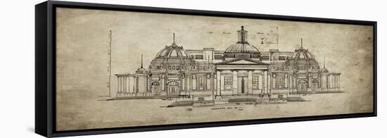 Exercise in Architechure-Sidney Paul & Co.-Framed Stretched Canvas