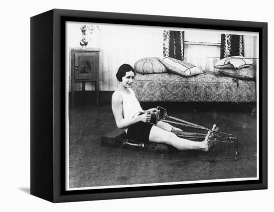 Exercise Machine-null-Framed Stretched Canvas