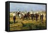 Exercise of Recruits, 1885-1890-Giovanni Fattori-Framed Stretched Canvas