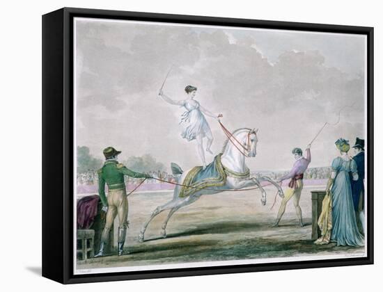 Exercises of the Circus Horse, C1818-1836-Antoine Charles Horace Vernet-Framed Stretched Canvas