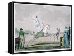 Exercises of the Circus Horse, C1818-1836-Antoine Charles Horace Vernet-Framed Stretched Canvas