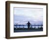 Exercising Beside the Water, Vashon Island, Washington State-Aaron McCoy-Framed Photographic Print