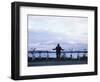 Exercising Beside the Water, Vashon Island, Washington State-Aaron McCoy-Framed Photographic Print