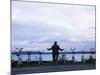 Exercising Beside the Water, Vashon Island, Washington State-Aaron McCoy-Mounted Photographic Print