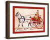 Exercising Cart-Edward Penfield-Framed Art Print