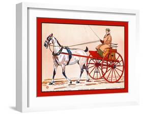 Exercising Cart-Edward Penfield-Framed Art Print