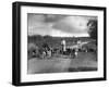 Exercising Hounds-Fred Musto-Framed Photographic Print