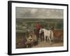 Exercising the Royal Horses, 1847-55-John Frederick Herring Snr-Framed Giclee Print