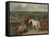 Exercising the Royal Horses, 1847-55-John Frederick Herring Snr-Framed Stretched Canvas