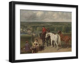 Exercising the Royal Horses, 1847-55-John Frederick Herring Snr-Framed Giclee Print