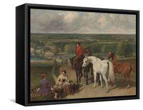 Exercising the Royal Horses, 1847-55-John Frederick Herring Snr-Framed Stretched Canvas