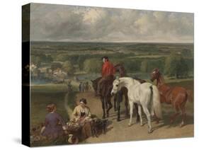 Exercising the Royal Horses, 1847-55-John Frederick Herring Snr-Stretched Canvas