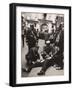 Exercising with gas masks in Paris street, c.1934-Lucien Aigner-Framed Photographic Print