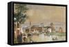 Exeter and the Canal Basin, 1835-40-John Gendall-Framed Stretched Canvas