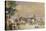 Exeter and the Canal Basin, 1835-40-John Gendall-Stretched Canvas