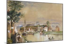 Exeter and the Canal Basin, 1835-40-John Gendall-Mounted Giclee Print