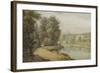 Exeter as Seen from the River, 1816-John White Abbott-Framed Giclee Print