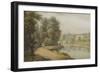 Exeter as Seen from the River, 1816-John White Abbott-Framed Giclee Print